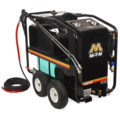 Mi-T-M HSE-3504-0M10 Mi-T-M HSE-3504-0M10 Hot Water Pressure Washer – 3500 PSI, 3.3 GPM, Diesel