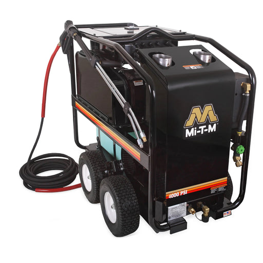 Mi-T-M HSE-4004-0M10 Hot Water Pressure Washer – 4000 PSI, 3.5 GPM, Diesel