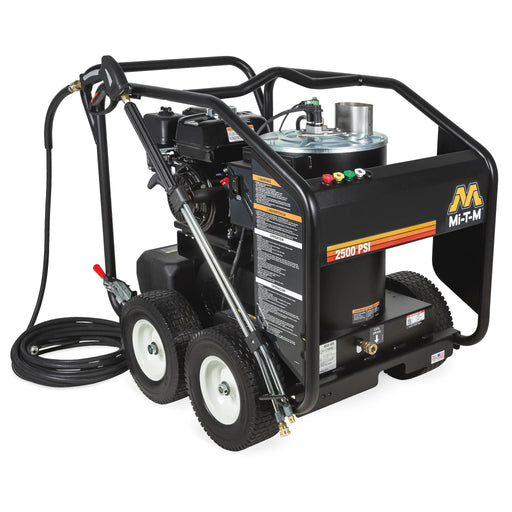 Mi-T-M HSP-2503-0MMH Mi-T-M HSP-2503-0MMH Hot Water Pressure Washer – 2500 PSI, 2.6 GPM, Honda