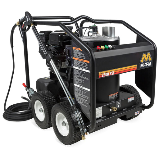 Mi-T-M HSP-2503-0MMM Mi-T-M HSP-2503-0MMM Hot Water Pressure Washer – 2500 PSI, 2.6 GPM, Mi-T-M OHV