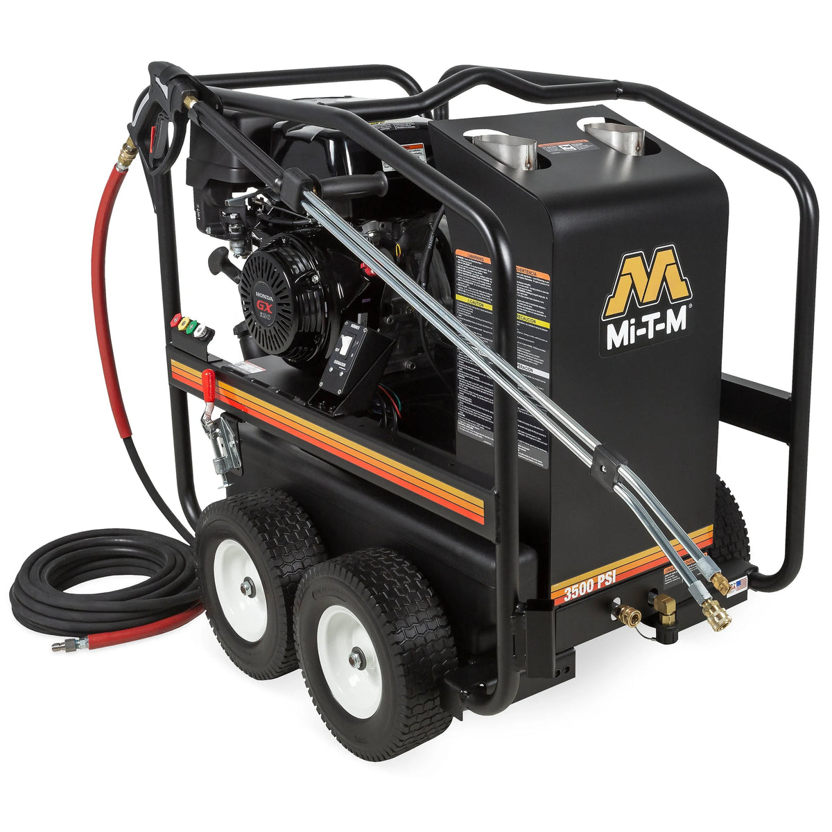 Mi-T-M HSP-3504-3MGH Hot Water Pressure Washer – 3500 PSI, 3.3 GPM, Honda