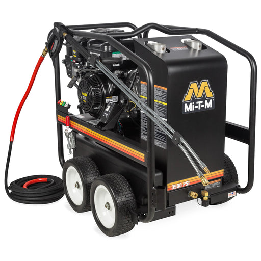 Mi-T-M HSP-3504-3MGV Mi-T-M HSP-3504-3MGV Hot Water Pressure Washer – 3500 PSI, 3.3 GPM, Vanguard