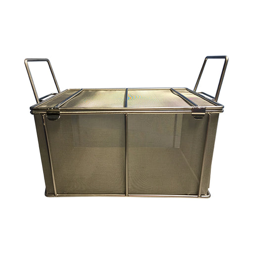 Morantz fine mesh stainless steel ultrasonic basket – 15 x 10 x 8 inches