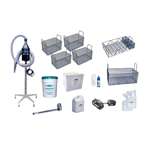 Morantz Firesonics Upgrade Kit – baskets, foot pedal, blow dry gun and chemicals
