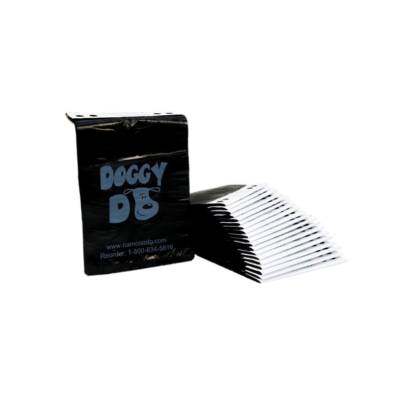 Namco Doggy Do Bags – Hanger, 100 bags/hanger, 20 hangers/pk (2124B)