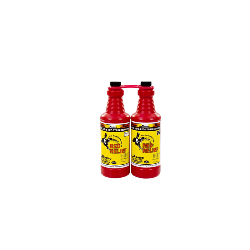 Namco Red Relief Stain Remover – Quart, 2 Bottle Pack (3080A)