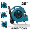 XPOWER P-630HC 1/2 HP Air Mover with Telescopic Handle & Wheels - US Cleaning Tools