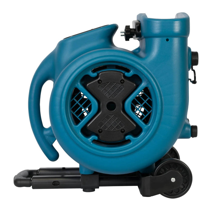 XPOWER P-630HC 1/2 HP Air Mover with Telescopic Handle & Wheels - US Cleaning Tools