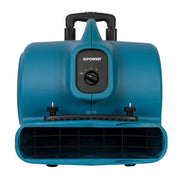 XPOWER P-630HC 1/2 HP Air Mover with Telescopic Handle & Wheels - US Cleaning Tools