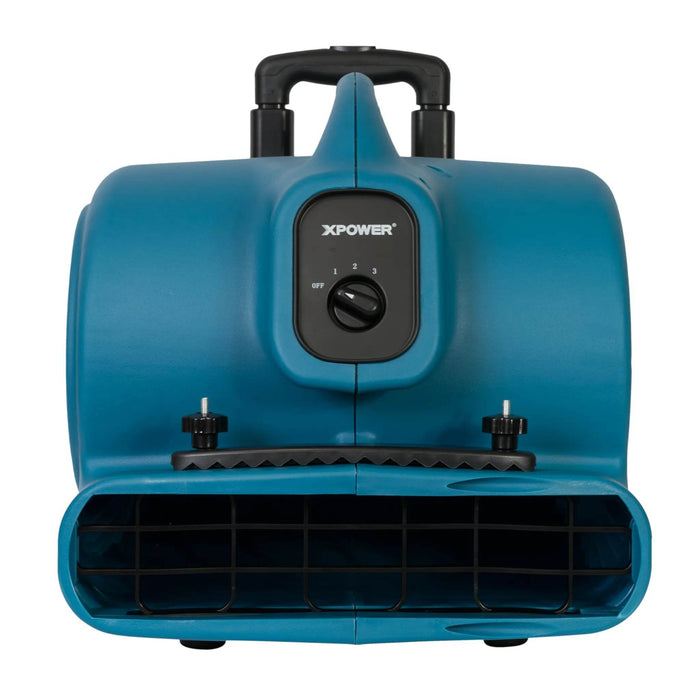 XPOWER P-630HC 1/2 HP Air Mover with Telescopic Handle & Wheels - US Cleaning Tools
