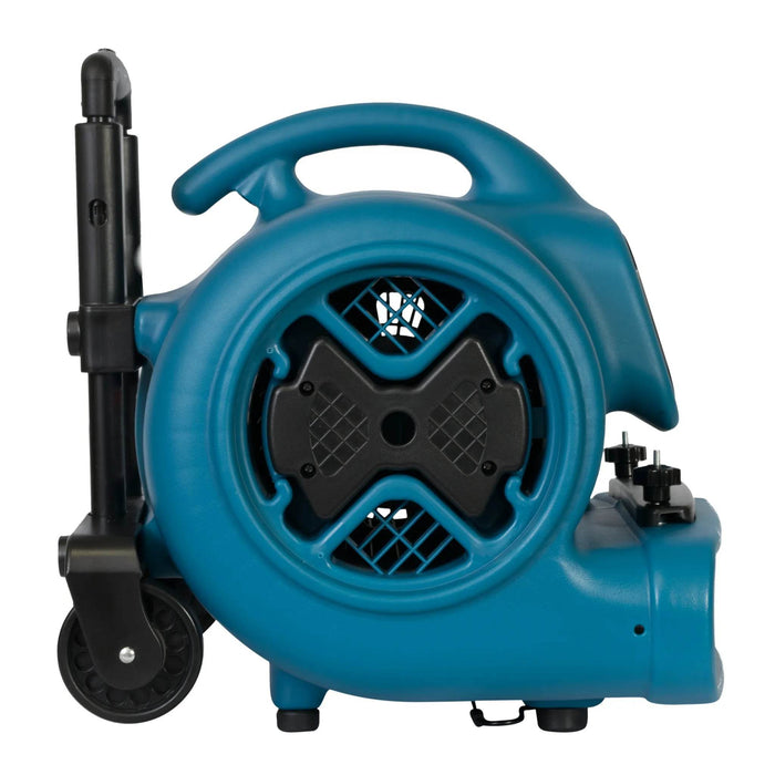 XPOWER P-630HC 1/2 HP Air Mover with Telescopic Handle & Wheels - US Cleaning Tools