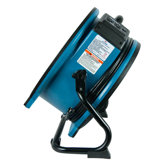 XPOWER X-47ATR Professional Sealed Motor Axial Fan (1/3 HP) Air Mover - US Cleaning Tools