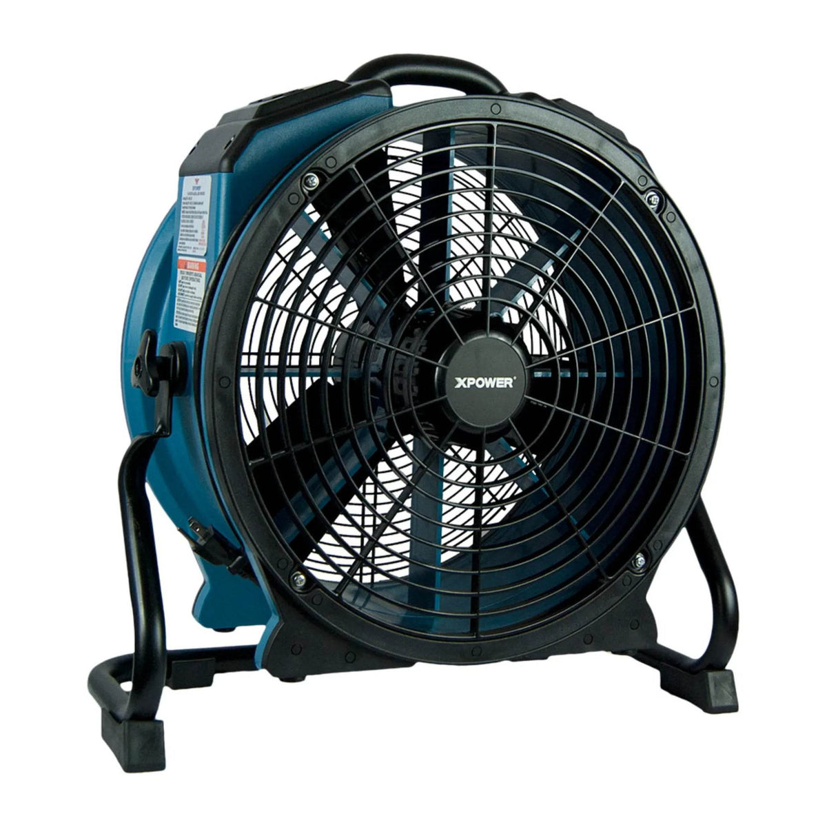 XPOWER X-47ATR Professional Sealed Motor Axial Fan (1/3 HP) Air Mover - Water Damage Restoration – 3600 CFM, 3 HP