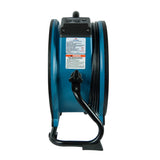 XPOWER X-47ATR Professional Sealed Motor Axial Fan (1/3 HP) Air Mover - US Cleaning Tools