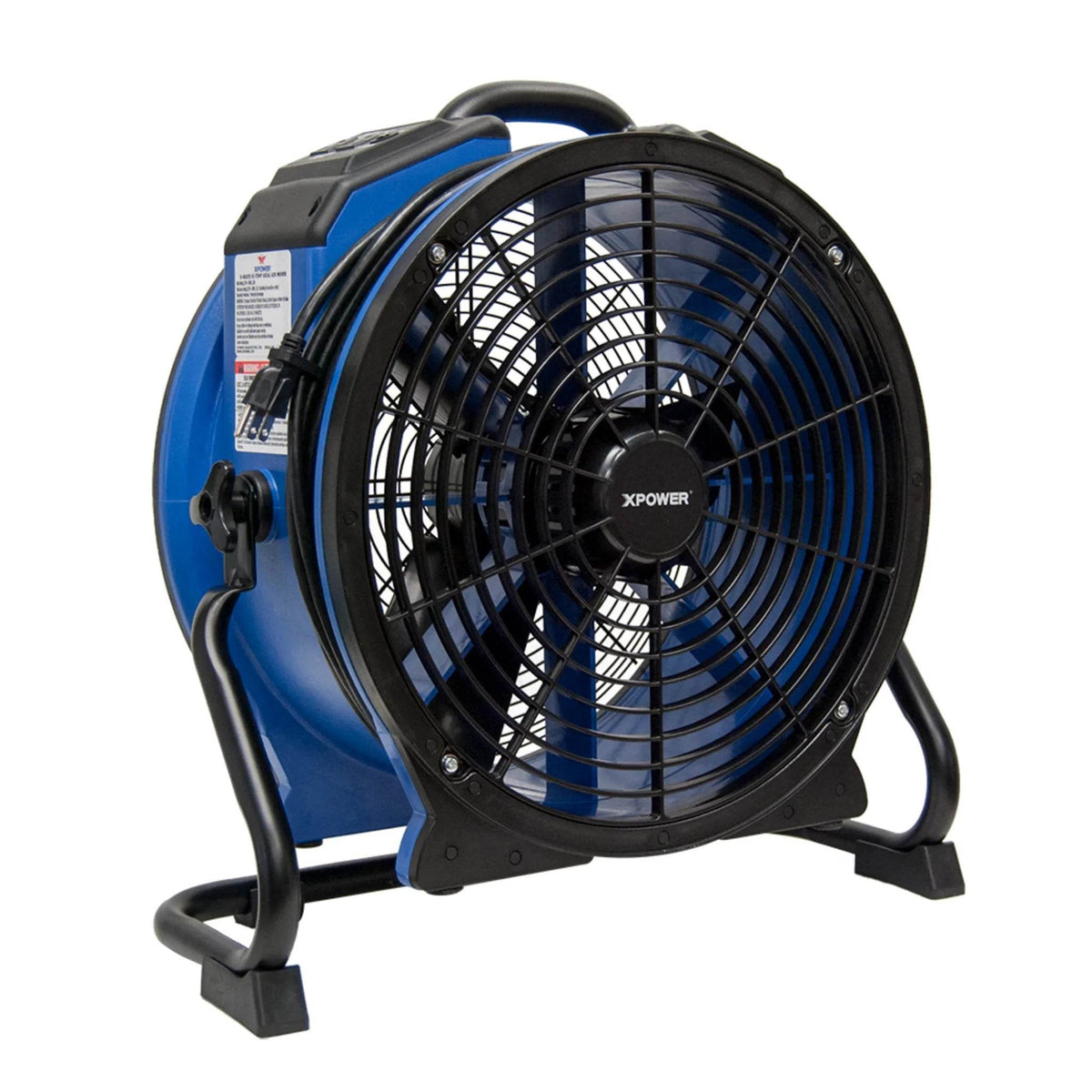 XPOWER X-48ATR 1/3 HP High Temp Axial Fan Air Mover - Water Damage Restoration – 3600 CFM, 3 HP