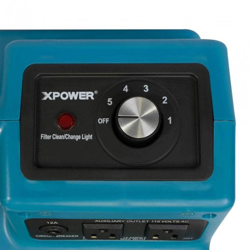 XPOWER X-2480A Professional 3-Stage HEPA Mini Air Scrubber - US Cleaning Tools