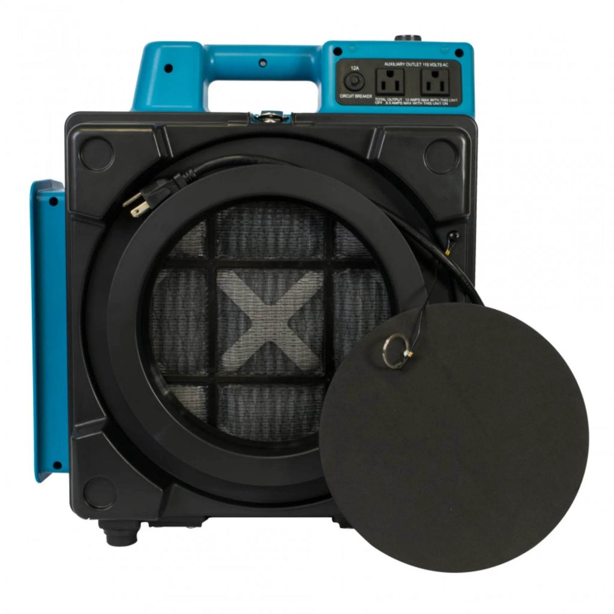 XPOWER X-2480A Professional 3-Stage HEPA Mini Air Scrubber - Mold Remediation – 550 CFM, 2 HP