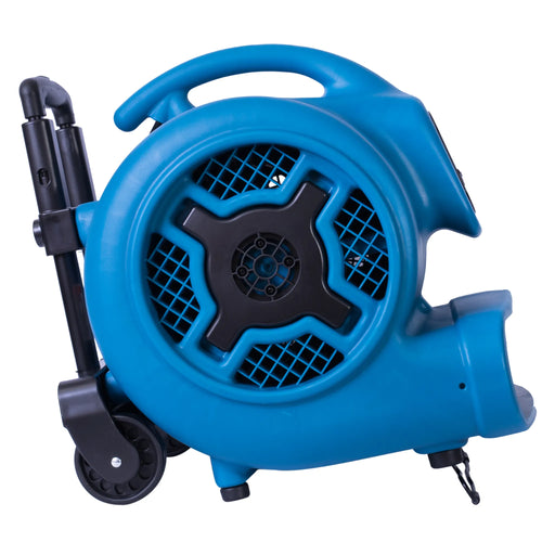 XPOWER P-800H 3/4 HP Air Mover with Telescopic Handle & Wheels