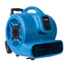 XPOWER P-800H 3/4 HP Air Mover with Telescopic Handle & Wheels - US Cleaning Tools