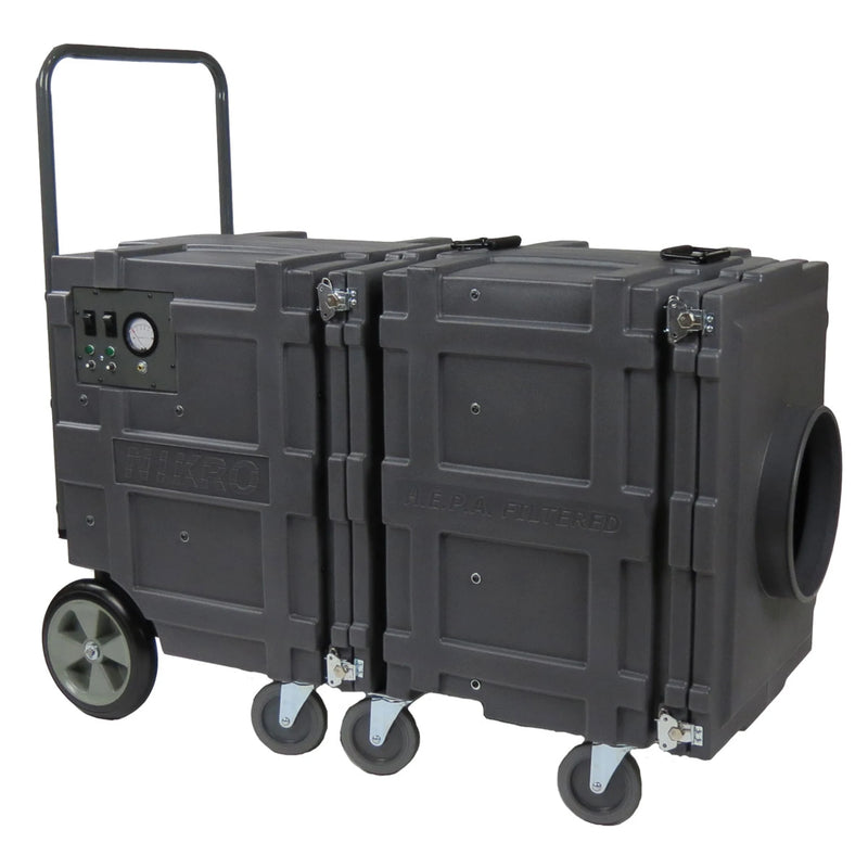 NIKRO PDC4000 Poly Dual Motor Duct Vacuum – 5000 CFM, HEPA
