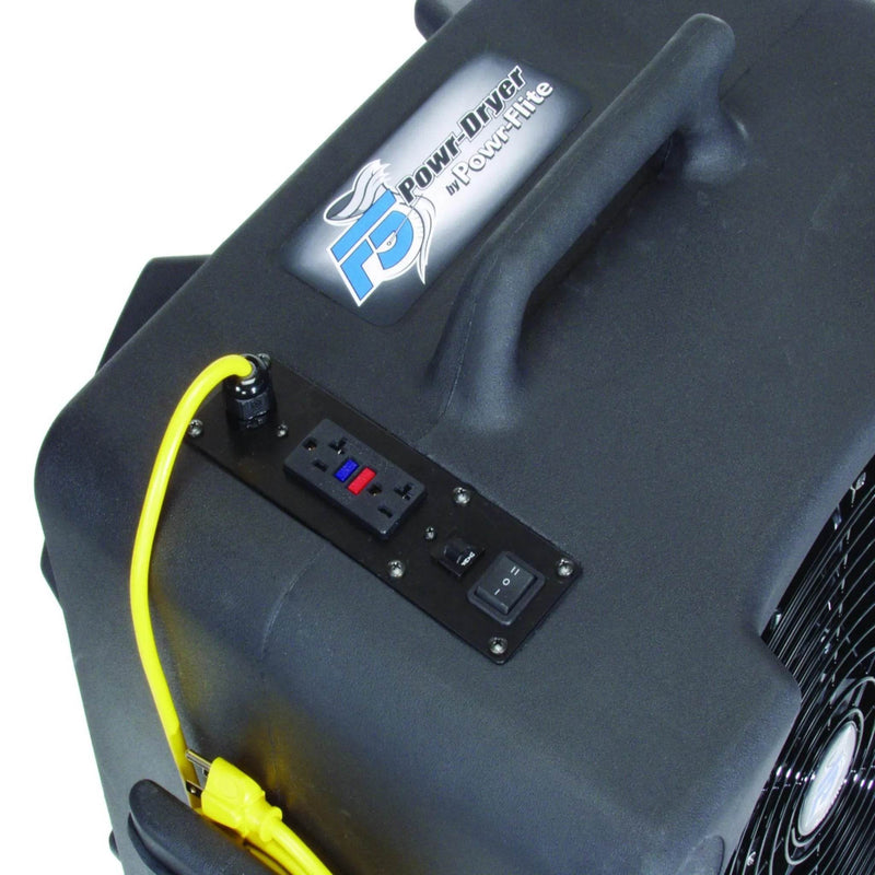 Powr-Flite F5 Axial Fan / Air Mover with Handle and Wheels - US Cleaning Tools