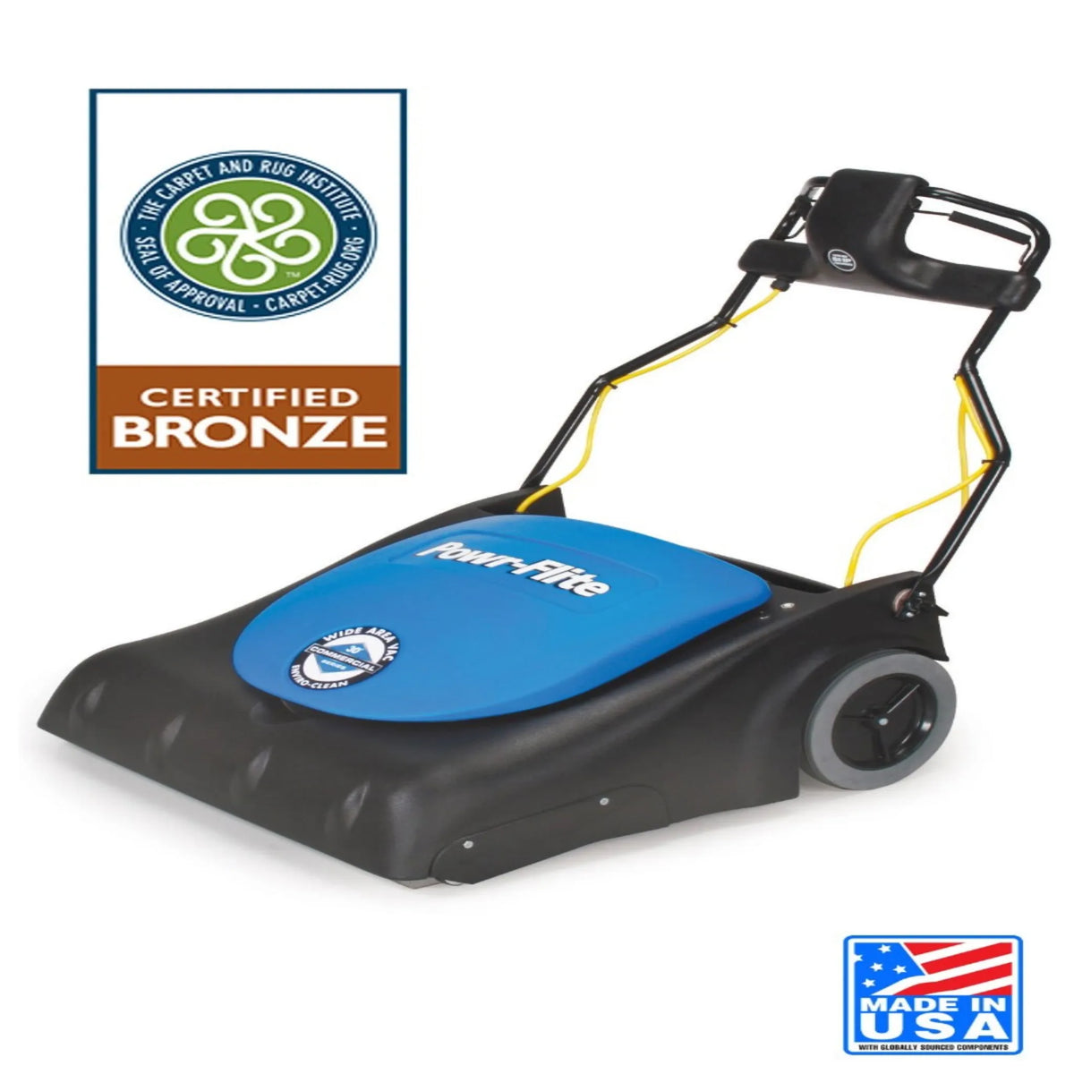 Powr-Flite PF2030 30" Wide Area Vacuum – Dual 1 HP, 224 CFM, 70 dBA