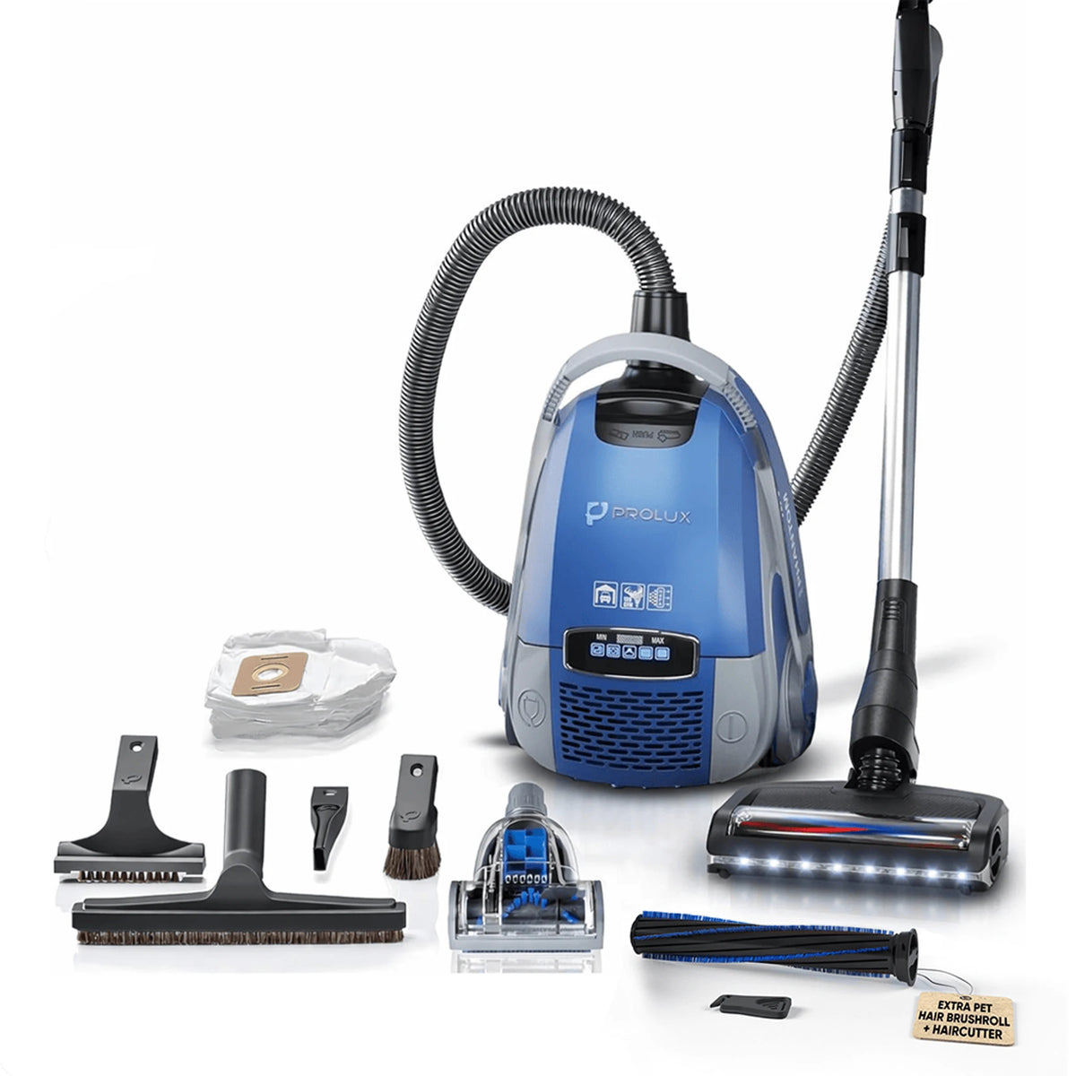 Prolux Phantom Bagged Canister Vacuum - Wessel Werk EBK250 Power Nozzle
