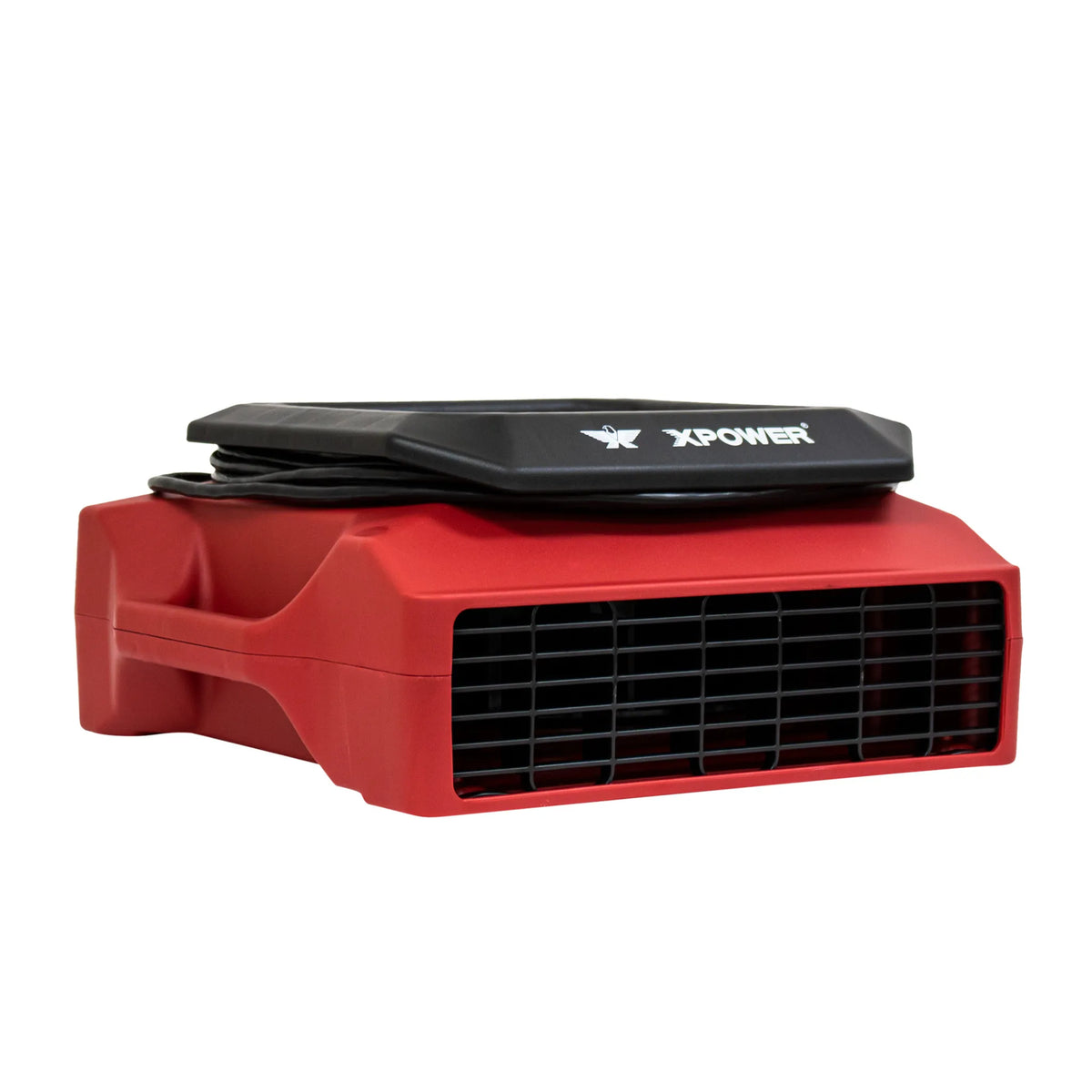 XPOWER PL-700A 1/3 HP 1050 CFM 3-Speed Low Profile Air Mover Floor Fan & Carpet Dryer with Built-In Power Outlets