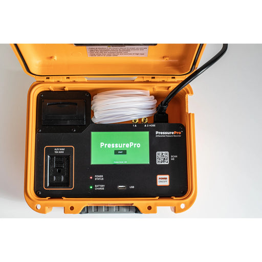 PressurePro Model 1 Differential Pressure Recorder manometer