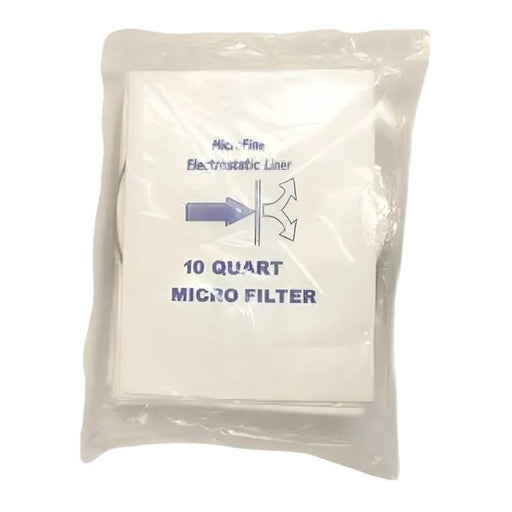 Mercury 10 Qt. Backpack Vacuum Replacement Bags - Pack of 10 - US Cleaning Tools