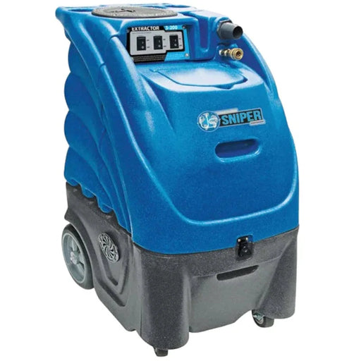 Sandia 6-Gallon 86-2100 Series Dual 2-Stage Sniper Carpet Extractor - 100 PSI Pump with Optional Heat - US Cleaning Tools