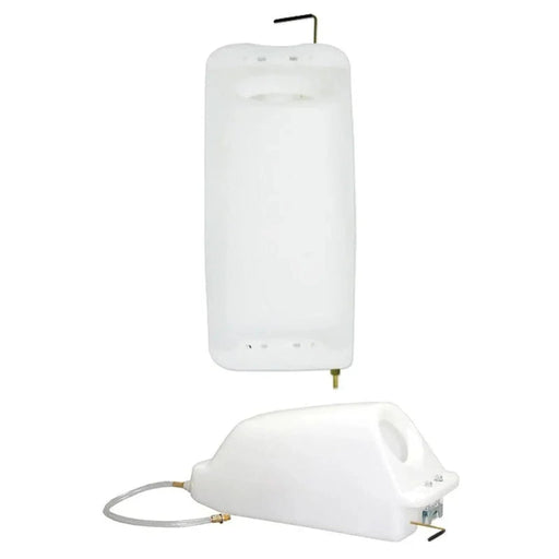 Sandia 40-1000 4-Gallon Solution Tank With Super-Drain Valve - Standard White - US Cleaning Tools