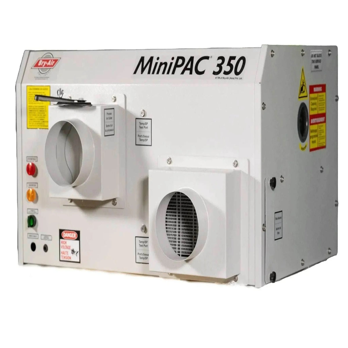 Bry-Air MiniPAC MP-350 Desiccant Dehumidifier – 350 CFM, 11.7 lbs/hr, 3-Phase