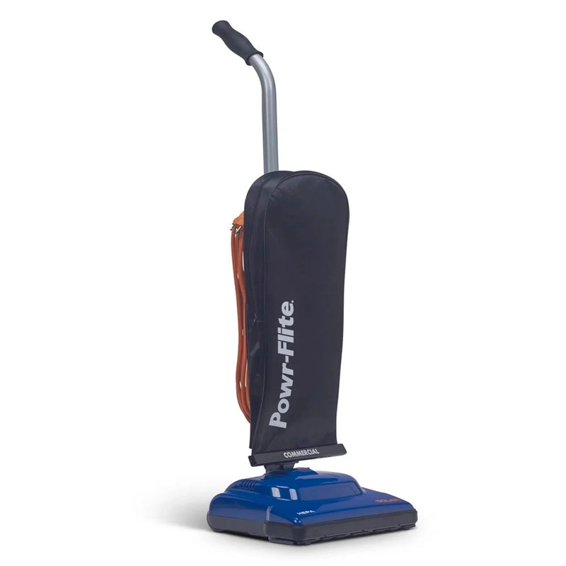 Powr-Flite PV090 Solar Reach Upright Vacuum – 12' Hose Reach, HEPA, Triple Filtration