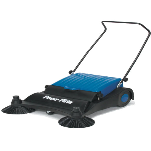 Powr-Flite PS320 32" Large Area Manual Push Sweeper – front view