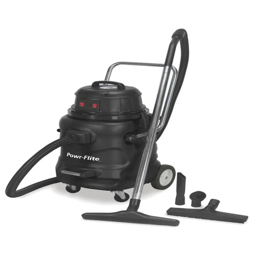 Powr-Flite PF58 20-Gallon Dual-Motor Polyethylene Wet/Dry Vacuum – front view