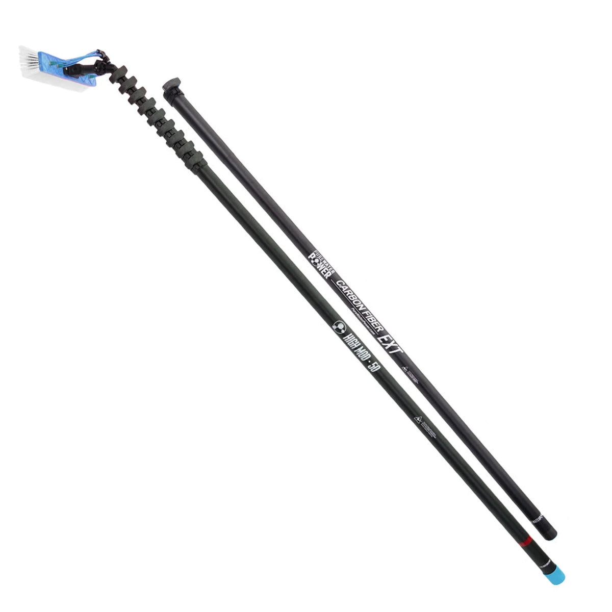 Pure Water Power 272-20-245 High Mod Carbon Fiber Water Fed Pole – 55 Ft Reach