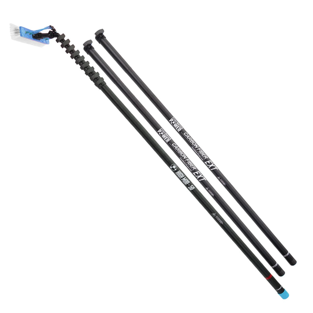 Pure Water Power 272-20-246 High Mod Carbon Fiber Water Fed Pole – 60 Ft Reach