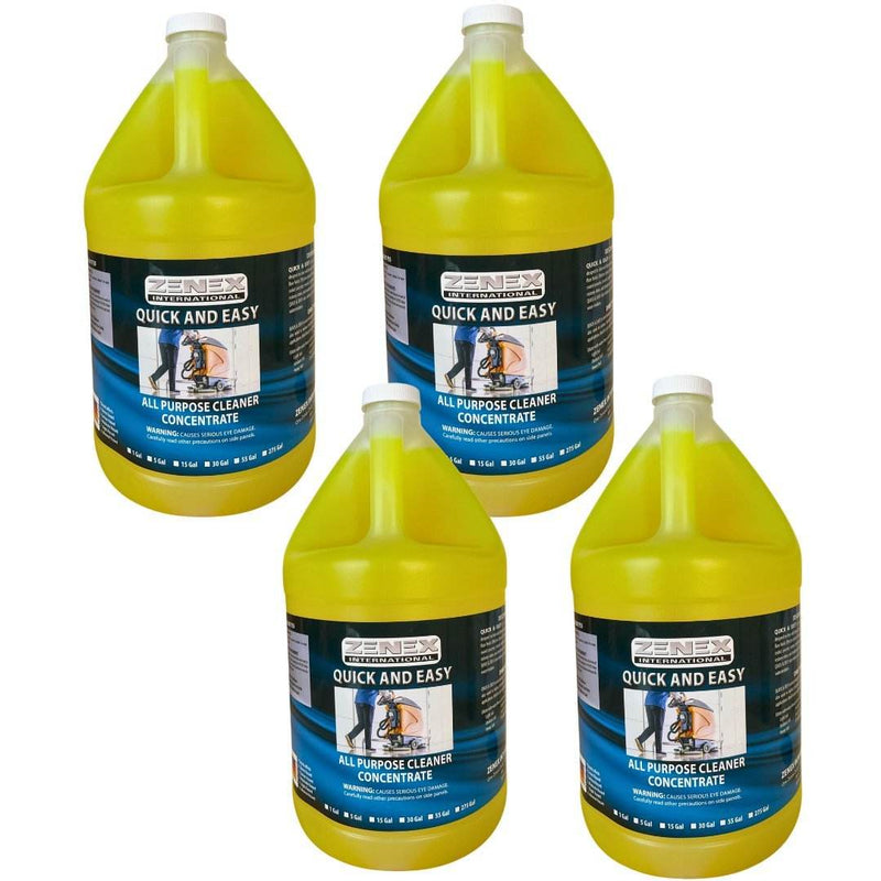 Zenex QUICK & EASY All Purpose Cleaner Concentrate for Commercial and Industrial Floor Scrubber Machines 68 Gallons - US Cleaning Tools