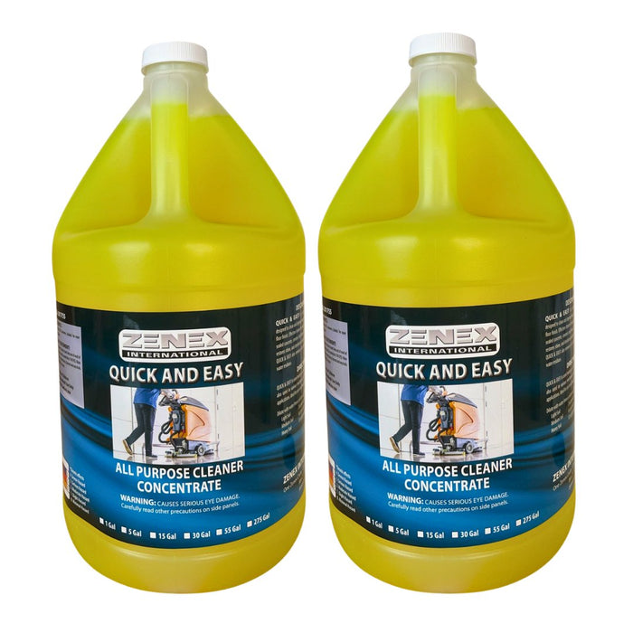 QUICK & EASY All Purpose Cleaner Concentrate for Commercial and Industrial Floor Scrubber Machines - SUNMAXZenexCleaners & Degreaser