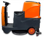 RT70 Ride-On Floor Scrubber Machine, 22" Brush Cleaning Path, 48000 Sqft/h Efficiency