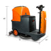 RT70 Ride-On Floor Scrubber Machine, 22" Brush Cleaning Path, 48000 Sqft/h Efficiency