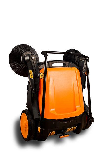 RT980 38" Dual Spin Manual Push Powered Floor Sweeper, Up to 38000 Sqft/h Working Efficiency - SUNMAXSUNMAXCleaning Machine