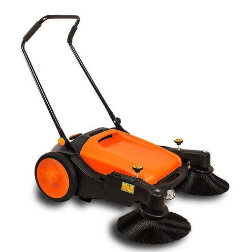 RT980 38" Dual Spin Manual Push Powered Floor Sweeper, Up to 38000 Sqft/h Working Efficiency - SUNMAXSUNMAXCleaning Machine