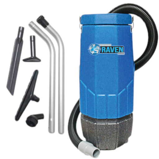 Sandia 20-2001 Whisper Raven 10-Quart Backpack Vacuum With 5 pc. Standard Tool Kit