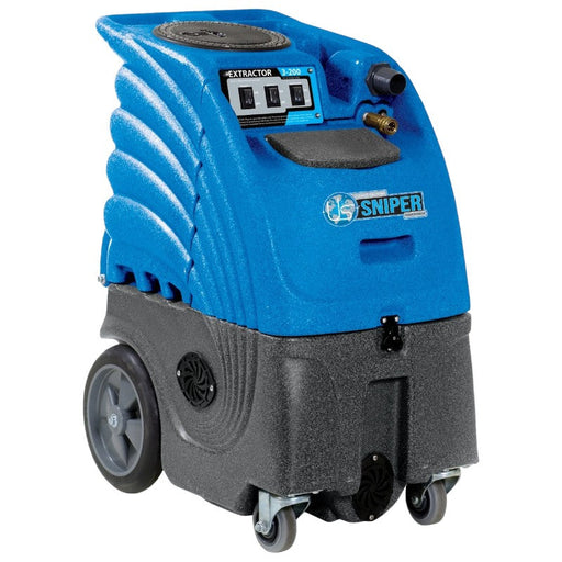 Sandia 6-Gallon 86-R3100 Series Single 3-Stage Sniper Carpet Extractor - 100 PSI Pump with Optional Heat