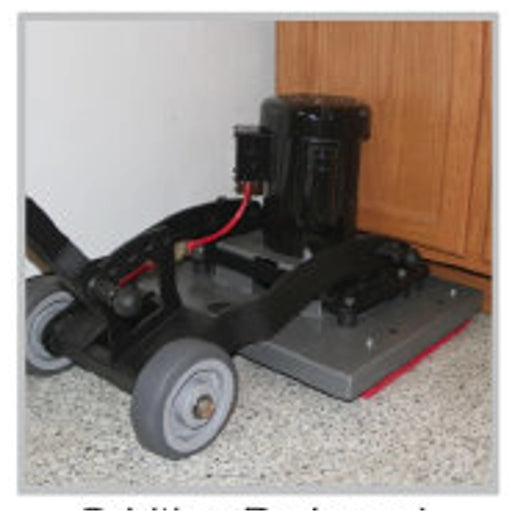 Hawk Enterprises F98-RT2014 floor machine – angle