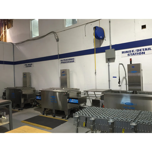 Morantz SM-200-SS Super System ultrasonic cleaning line – installed in a contents restoration facility