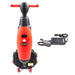 SM430 17" Walk-behind Floor Scrubber Machine, 360 Degree Rotating Head, 10000 sqft/h, Cordless Rechargeable Lithium Battery