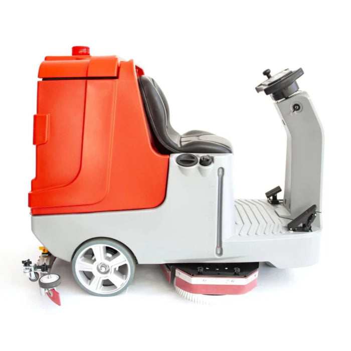 Sanitmax 34" Ride-On Floor Scrubber Dryer Machine